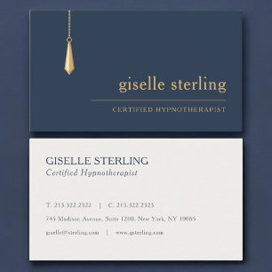 Hypnotherapist Professional Business Card