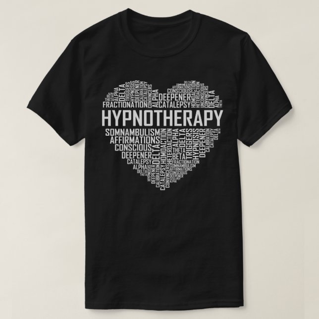 Hypnotherapy Heart T-Shirt (Design Front)