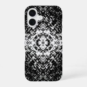 Hypnotic Abstract Black And White Modern Art iPhone 16 Case