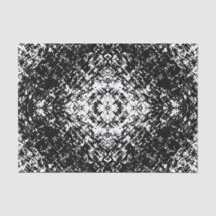 Hypnotic Abstract Black And White Modern Art  Tissue Paper