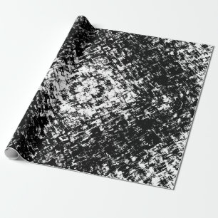 Hypnotic Abstract Black And White Modern Art Wrapping Paper