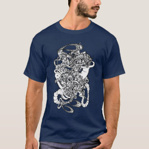 Hypnotic Amorphous Phantasmagoric Modern Groovy T-Shirt