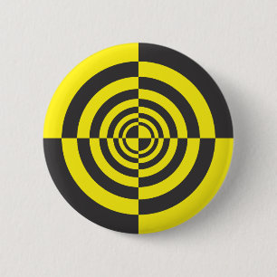Hypnotic circles 2 inch round button