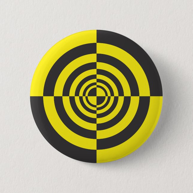 Hypnotic circles 2 inch round button (Front)