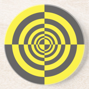 Hypnotic circles coaster