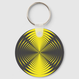 Hypnotic disc keychain