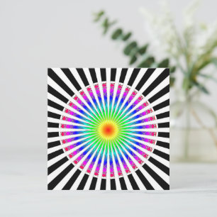 Hypnotic Flower Card