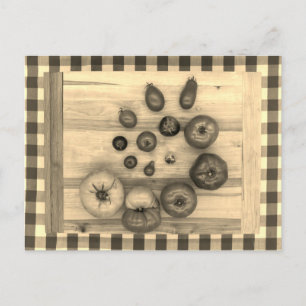 Hypnotic Heirloom Tomatoes - Postcard