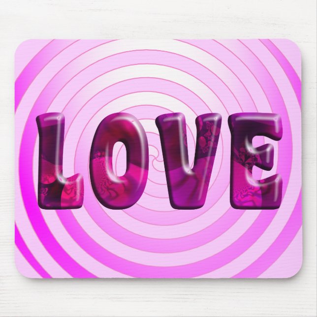Hypnotic Love Mousepad (Front)