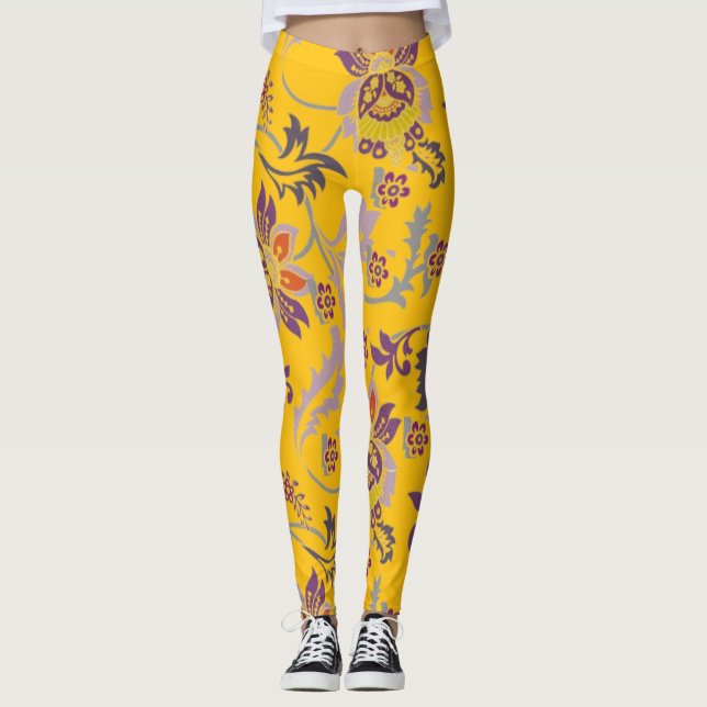 Hypnotic Mind Maze  Leggings (Front)