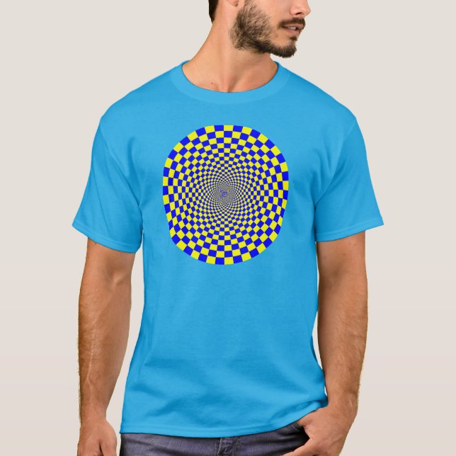 Hypnotic Optical Illusion T-Shirt (Front)