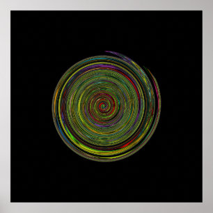 hypnotic spiral decor