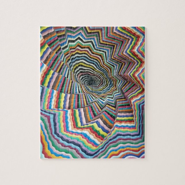 Hypnotic Spiral Jigsaw Puzzle (Vertical)