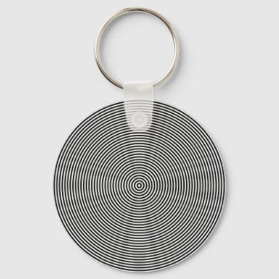Hypnotic Spiral Keychain