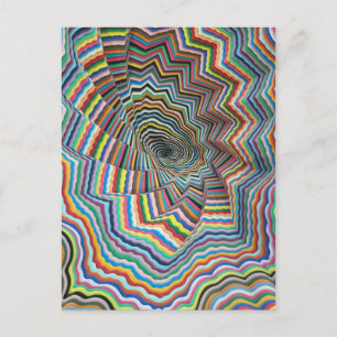 Hypnotic Spiral Postcard