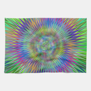 Hypnotic stars kitchen towel