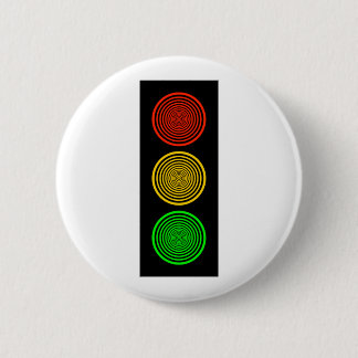 Hypnotic Stoplight 2 Inch Round Button