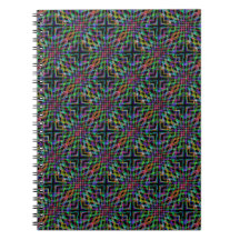 hypnotisant les vagues de carnet de couleur