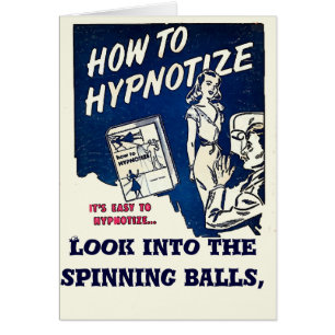 Hypnotiser les cartes comiques