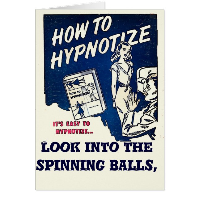 Hypnotiser les cartes comiques (Devant)