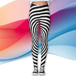Hypnotize Fellow Runners  Leggings<br><div class="desc">Get ready to turn heads with these eye-catching women's leggings featuring a modern, bold black and white spiral design! Perfect for anyone who loves a bit of fun and magic in their wardrobe, these leggings play with the mesmerizing concepts of hypnosis and psychedelic optical illusions. The hypnotic pattern adds a...</div>