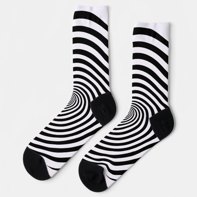 Hypnotize Your Trippy Feet Socks (Left)