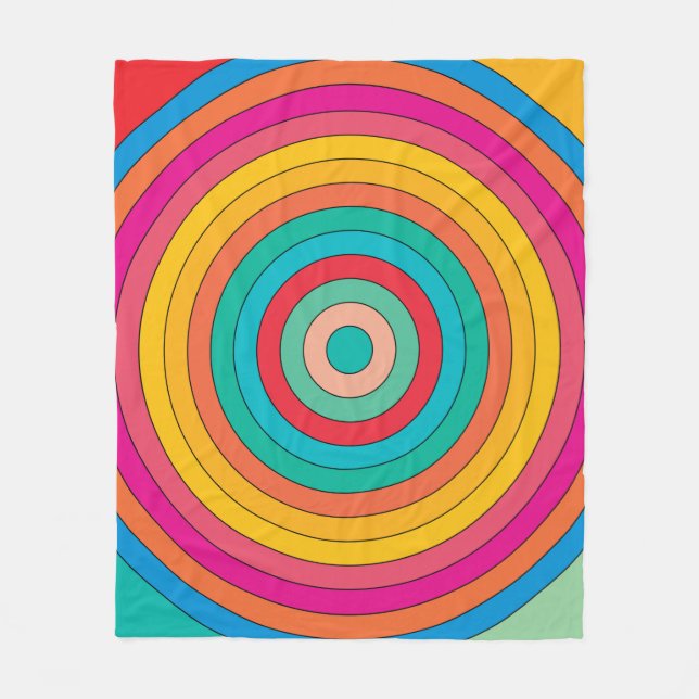 Hypnotized Blanket(Medium) Fleece Blanket (Front)