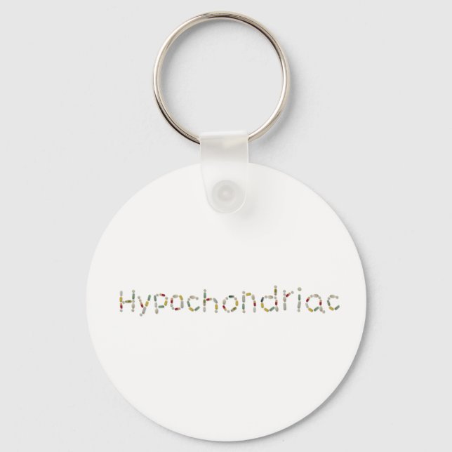 hypochondriac keychain (Front)