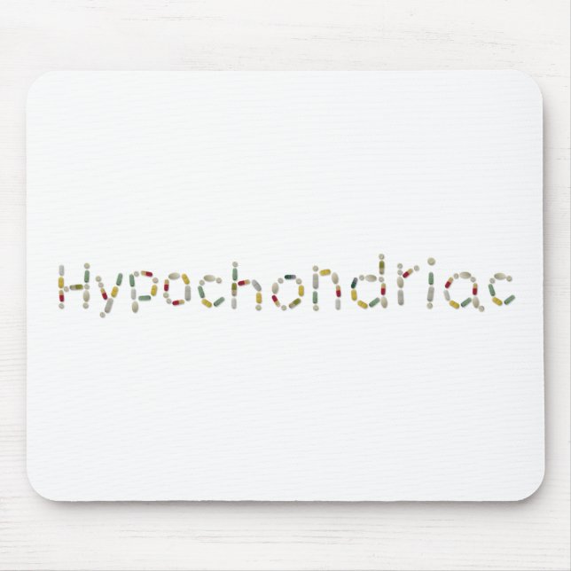 hypochondriac mouse pad (Front)
