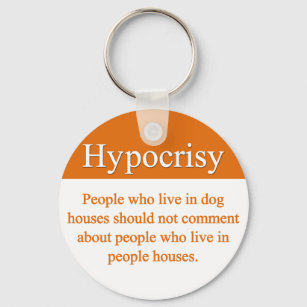Hypocrisy Keychain
