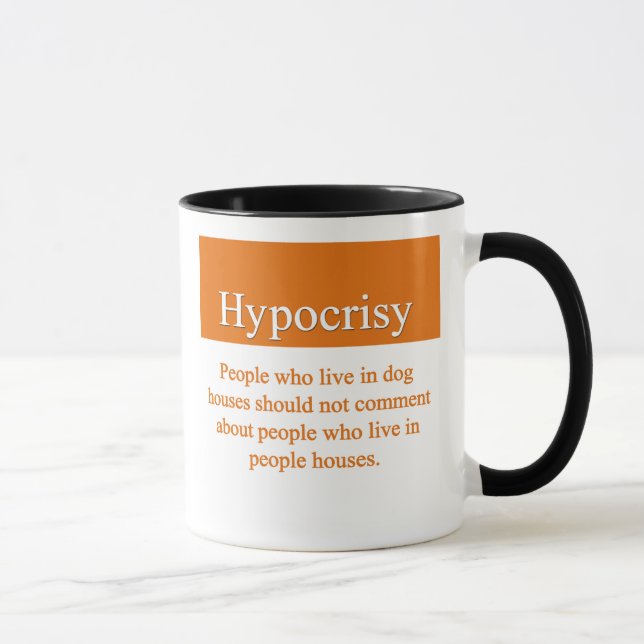 Hypocrisy Mug (Right)