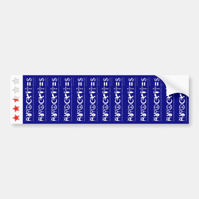 Hypocrites 13 Pack with Bonus Average Stars Bumper Sticker (Front)