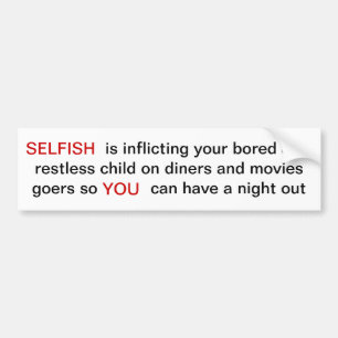 Hypocritical Breeders Bumper Sticker