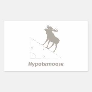 Hypotemoose Math Geek Sticker