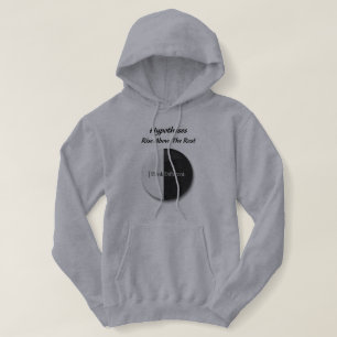 "Hypotheses: Rise above the rest: motivational Hoodie