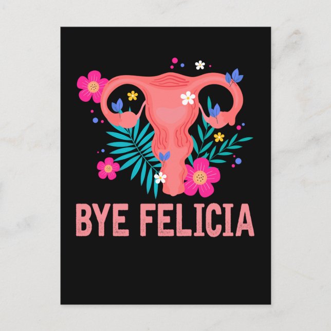 Hysterectomy Recovery Surgery Uterus Removal Postcard (Front)
