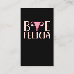 Hysterectomy Surgery Support Uterus Removal Business Card