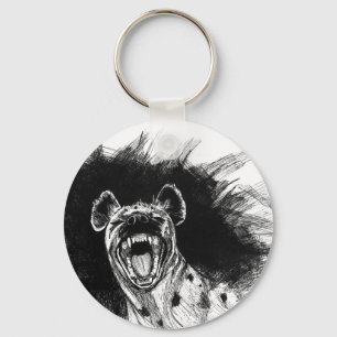 Hysterical Hyena Keychain