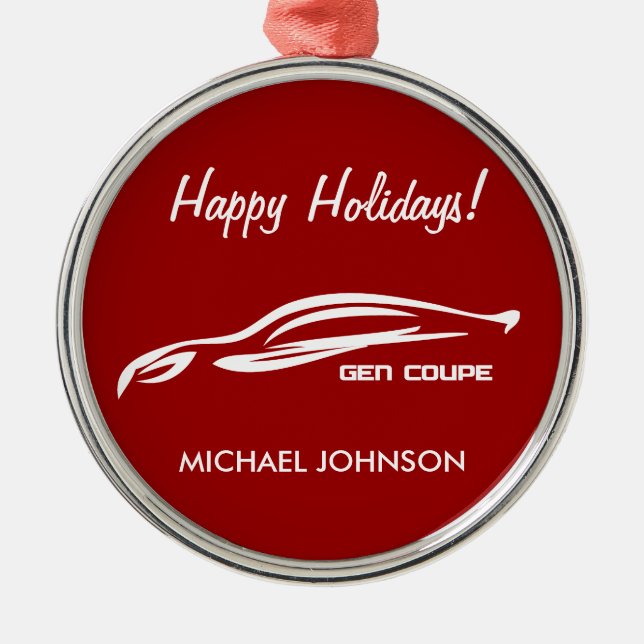 Hyundai Genesis Coupe Metal Ornament (Front)