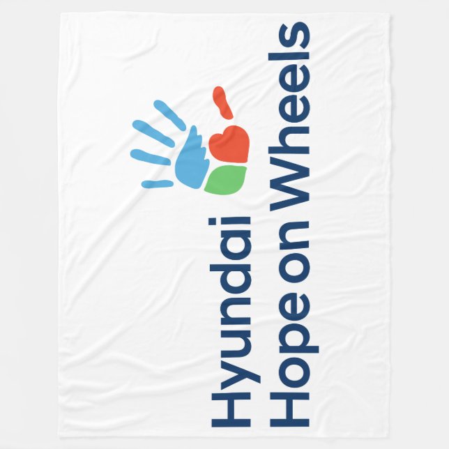 Hyundai Hope on Wheels Fleece Blanket  (Front)