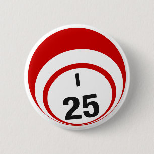I25 Bingo Ball button