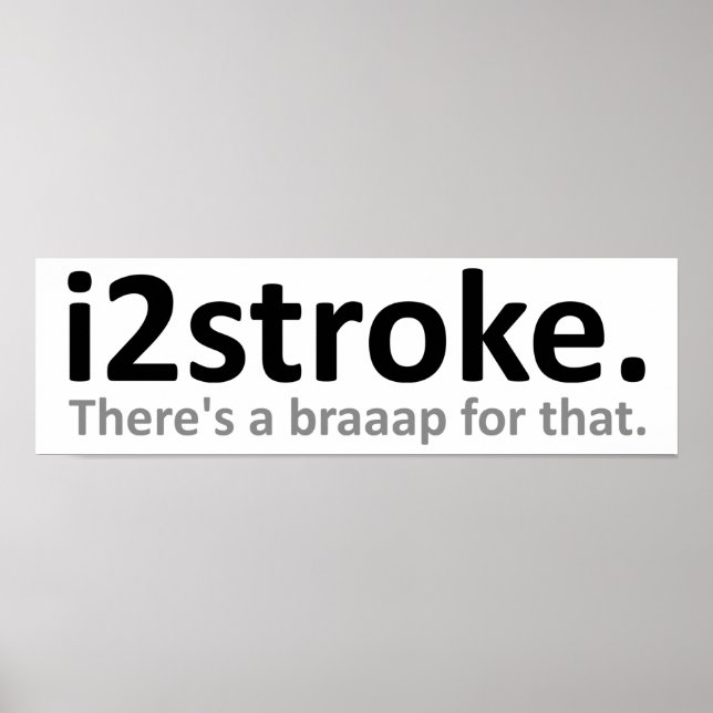 i2stroke Funny Poster (Front)