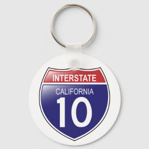 I-10 California Keychain