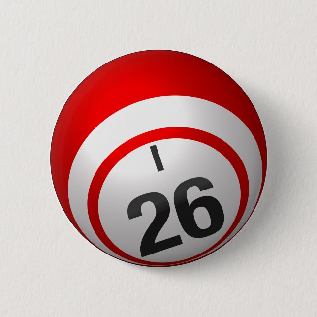 I 26 bingo button (Front)