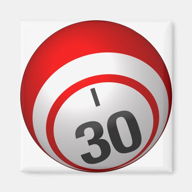 I 30 aimant de bingo (Devant)