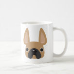 I <3 Frenchie Mug<br><div class="desc">Each mug features a big Frenchie face with a small I <3 frenchie design on the other side. show some french bulldog love! frenchie="" design="" on="" the="" other="" side.="" show="" some="" french="" bulldog=""></div>