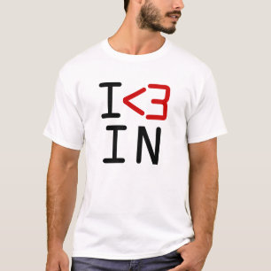 I <3 IN T-Shirt
