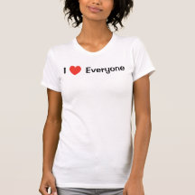 I <3 : J'Aime Tout Le Monde T-shirt