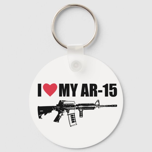 I <3 My AR-15 Keychain (Front)