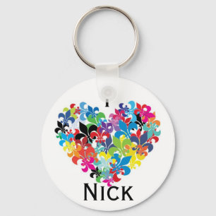 I <3 Nick Keychain